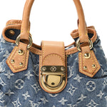 Monogram Denim Pleaty Blue