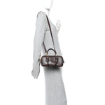 Calfskin Mini Arcadie Top Handle Bag Briarwood