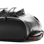 Lambskin Monogram Montsouris Vibe PM Black