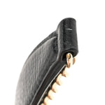 Pebbled Calfskin Soho Wallet On Chain Black