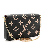 Empreinte Monogram Giant Felicie Pochette Black Beige