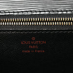 Epi Pochette Sellier Dragonne Clutch Black