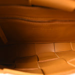 Lambskin Maxi Intrecciato Small Cassette Crossbody Bag Clay