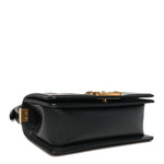 Caviar Quilted Small Boy Flap Black