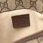 GG Supreme Monogram Neo Vintage Web Belt Bag Brown
