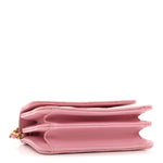 Lambskin Quilted Pick Me Up Mini Wallet On Chain Light Pink