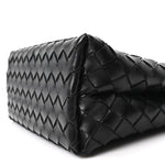 Nappa Intrecciato Small Andiamo With Chain Shoulder Bag Black