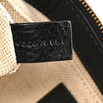 Grained Calfskin The 99 Shoulder Bag Black
