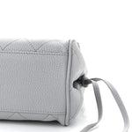 Grained Calfskin Urban Essentials Small Shopping Bag Grey