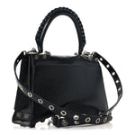 Arena Lambskin Medium Hourglass X Le Cagole Top Handle Bag Black