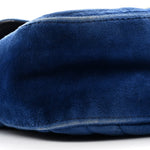 Velvet Matelasse Mini GG Marmont Shoulder Bag Cobalt Blue