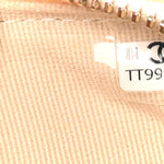 Lambskin Quilted Barrel Clutch With Chain Light Beige