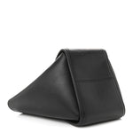 Silky Calfskin Mini Rider's Top Handle Bag Black