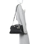 Lambskin Cannage Granville Polochon Black