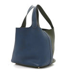 Taurillon Clemence Casaque Picotin Lock 22 MM  Bleu Thalassa Canopee