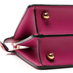 Shiny Nappa Petite Peekaboo I SEE U Satchel Ciclamino Pilar