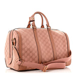 Monogram Azalea Calfskin Small Retro Interlocking G Duffle Bag Cloche Rose Pink