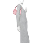 Tessuto Nylon Saffiano Mini Re-Edition 2000 Bag Rosa