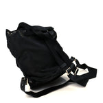 Tessuto Nylon Saffiano Small Backpack Black