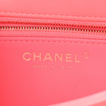 Lambskin Lacquered Quilted Mini Trendy CC Dual Handle Flap Bag Coral Pink