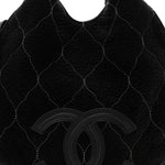 Microsuede Quilted Rodeo Drive Hobo Black