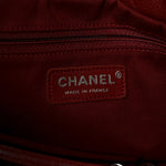 Caviar Quilted Large Timeless CC Soft Tote Dark Red