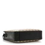 GG Supreme Monogram Flat Messenger Bag Beige Black New Acero