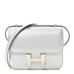 Metallic Chevre Chamkilight Constance 18 Argent