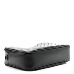 Calfskin Matelasse Monogram Monochrome Lou Camera Bag Black