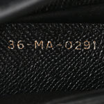Grained Calfskin Saddle Bag Black