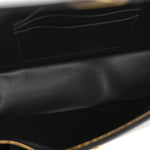 Box Calfskin 30 Montaigne Avenue Pouch Black