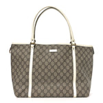 GG Plus Monogram Medium Joy Tote Off White