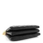 Lambskin Embossed Monogram Coussin PM Black