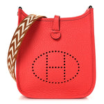 Taurillon Clemence Zigzag Sangle Evelyne TPM Rose Texas