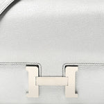 Metallic Chevre Chamkilight Constance 18 Argent