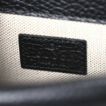 Dollar Calfskin Crystal Mini Dionysus Top Handle Bag Black Crystal