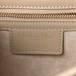 Calfskin Macrocannage Small Diorcamp Messenger Sand