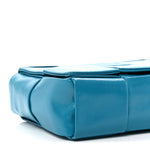 Paper Calfskin Maxi Intreccio Extra Mini Cassette Crossbody Bag Blue