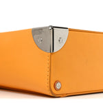 Calfskin N°7 Vertical Box Trunk Yellow