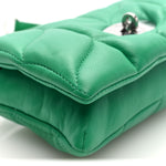 Nappa Pillow Quilted Tiny Softie Bag Lawn Green