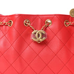 Caviar Quilted Mini Chanel 25 Handbag Dark Red