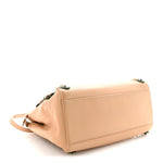 Nappa Flowerland Mini Peekaboo Iconic Satchel Miele Scuro