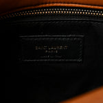 Lambskin Quilted Toy Loulou Puffer Monogram Chain Satchel Dark Cork