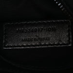 Calfskin Matelasse Monogram Lou Belt Bag Black