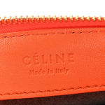 Lambskin Large Trio Crossbody Bag Orange