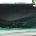 Alligator Crystal Mini Lady Dior Dark Green