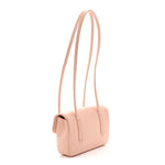 Shiny Caviar Mini Preppy Coco Shoulder Bag Light Pink