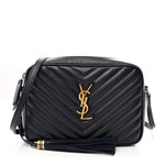 Calfskin Matelasse Monogram Lou Camera Bag Deep Marine
