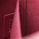 Monogram Pochette Felicie Chain Wallet Fuchsia