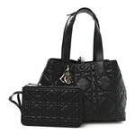 Calfskin Macrocannage Medium Toujours Black
